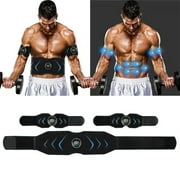 JLLOM Abdominal Muscle Stimulator Belt Electric ABS Fitness Toner Trainer Workout